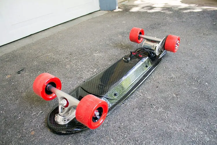 carbon fiber diy e skateboard