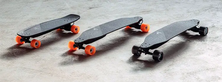 boosted electric skateboards
